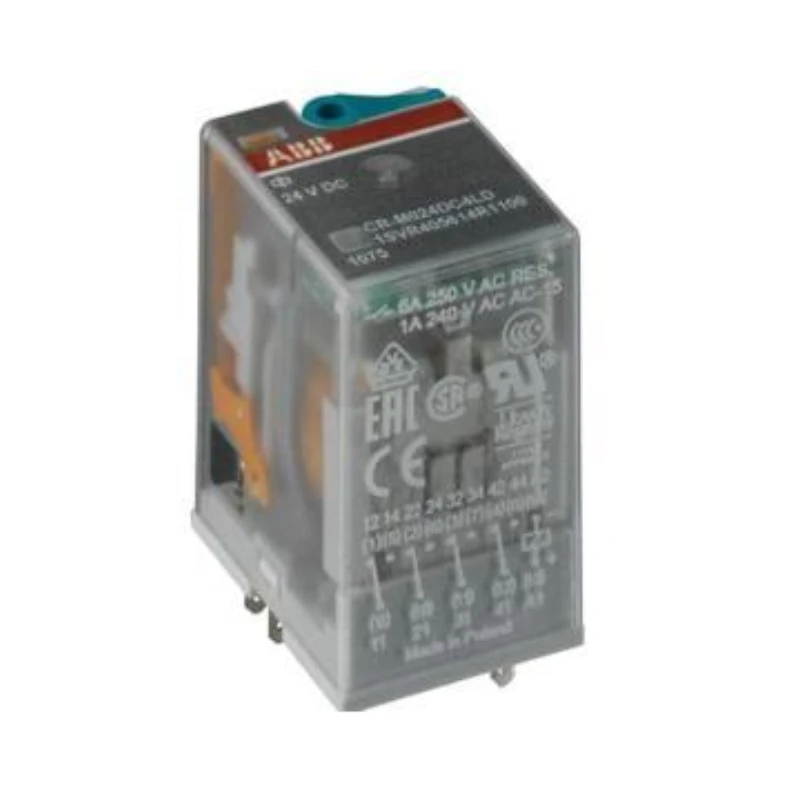 ABB CR-M Plug-in Intermediate Relay (with Test Button), CR-M024DC2L 10050157