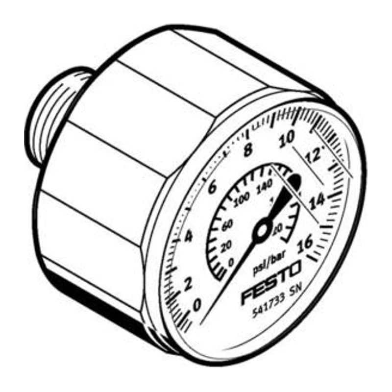 Festo MA pressure gauge, MA-27-16-R1/8, 541733