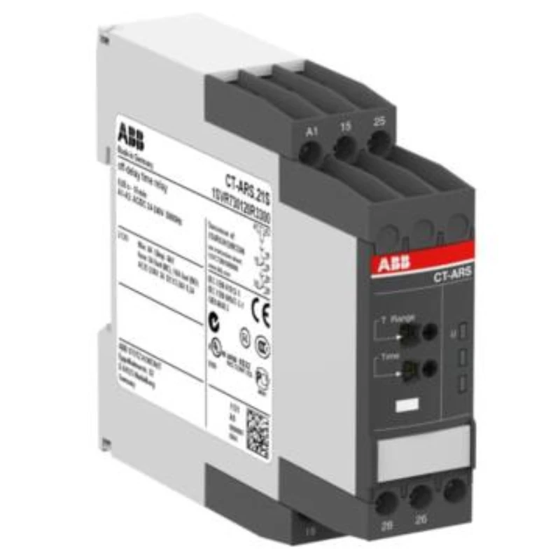 ABB CT-S Electronic Time Relay, CT-ARS.21S, 24-240VAC/DC, 2C/O 10081747
