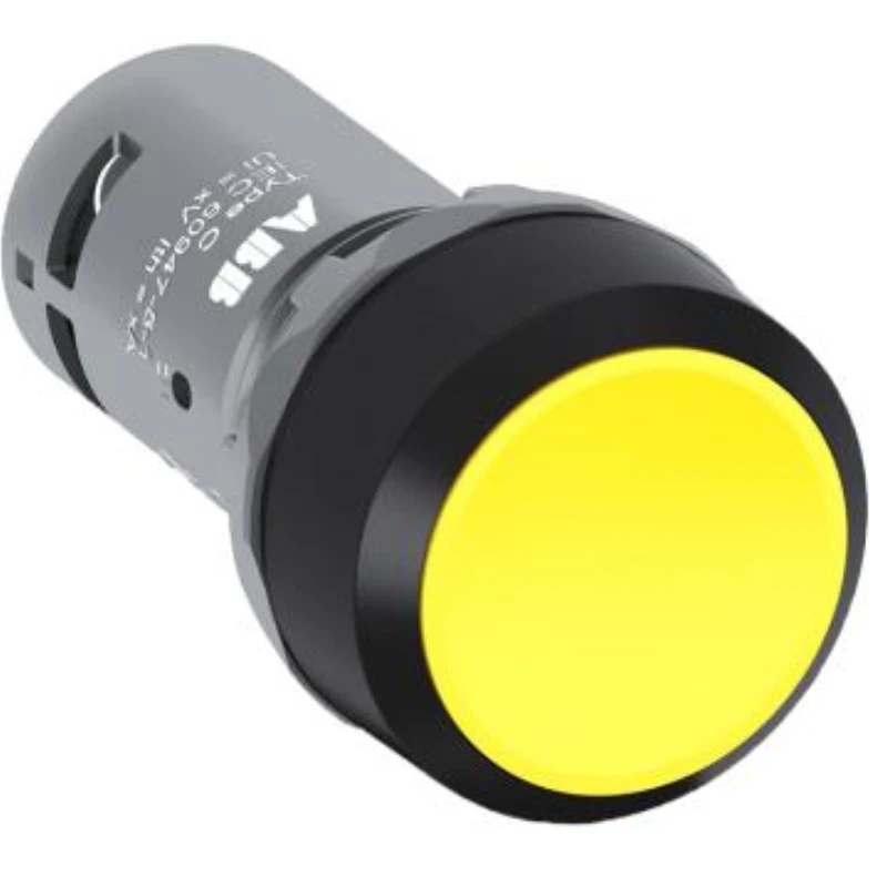 ABB CP series flat-top push button, CP1-10Y-11 62000014