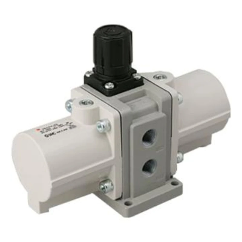 SMC VBA-A booster valve, VBA10A-02 manual operation ype, connection Rc1/4"