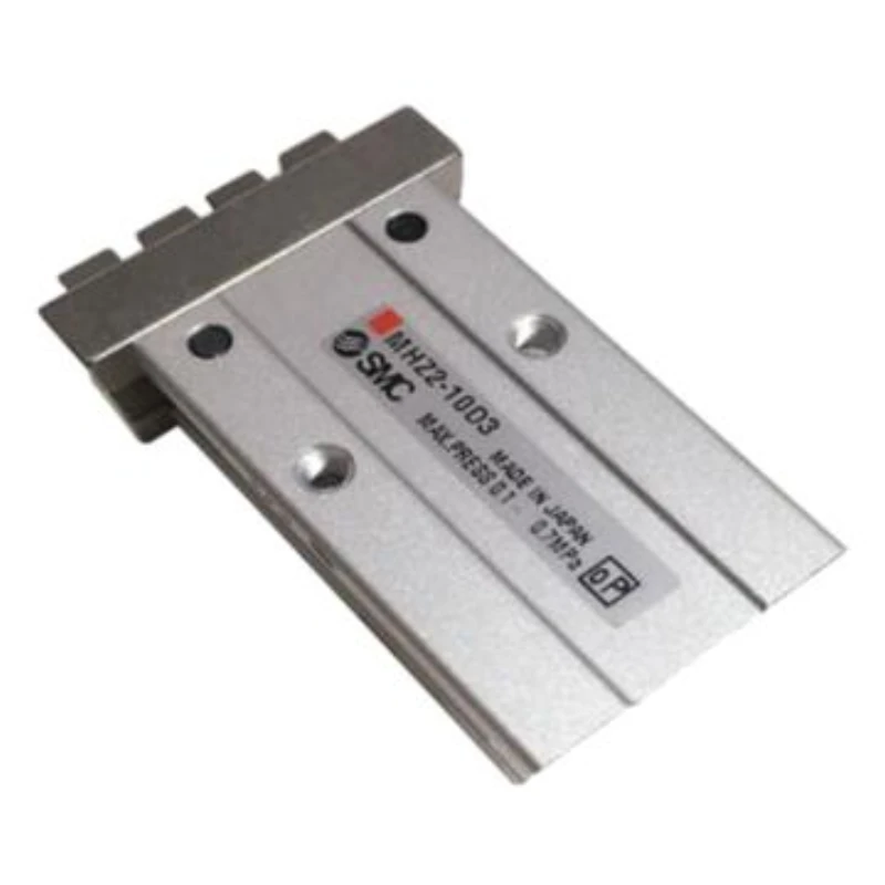 SMC parallel opening and closing ype pneumatic gripper, MHZ2-10S3 single-acting (normally open), fla finger ype