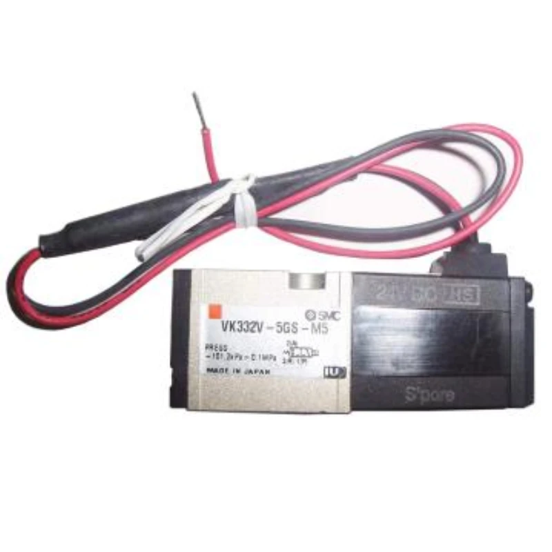 SMC direct-acting 3-way solenoid valve, VK332-5GS-01, direc piping, DC24V