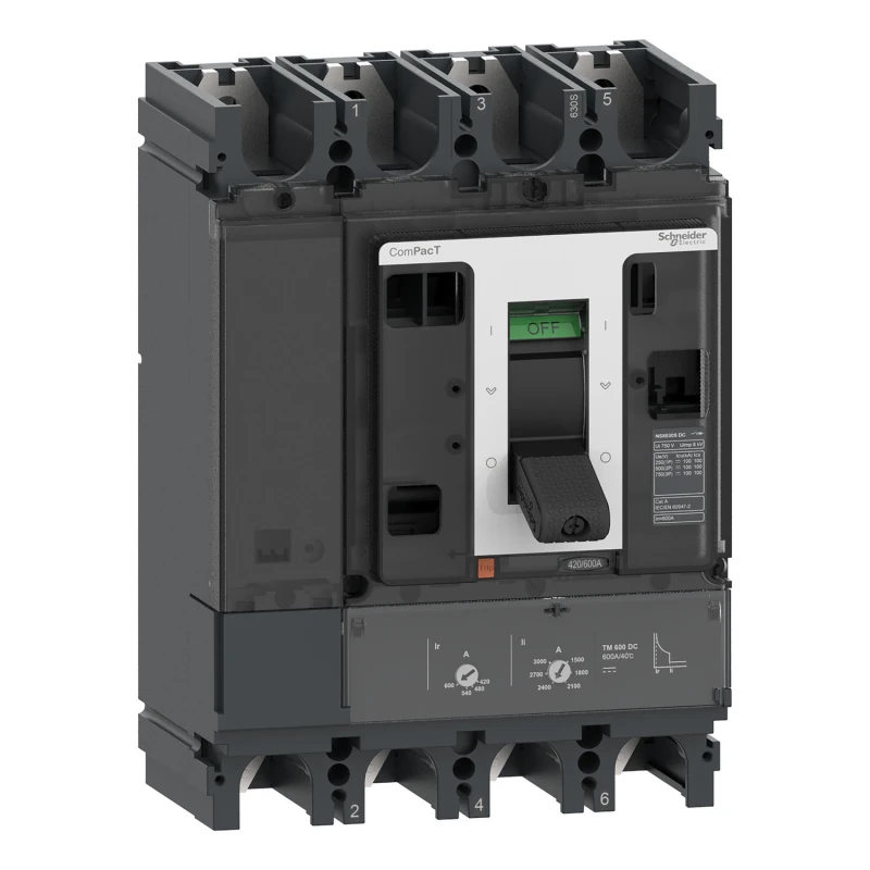 C40S4TM320D Circui breaker ComPacT NSX400S DC 4P TM-DC rip uni 320A