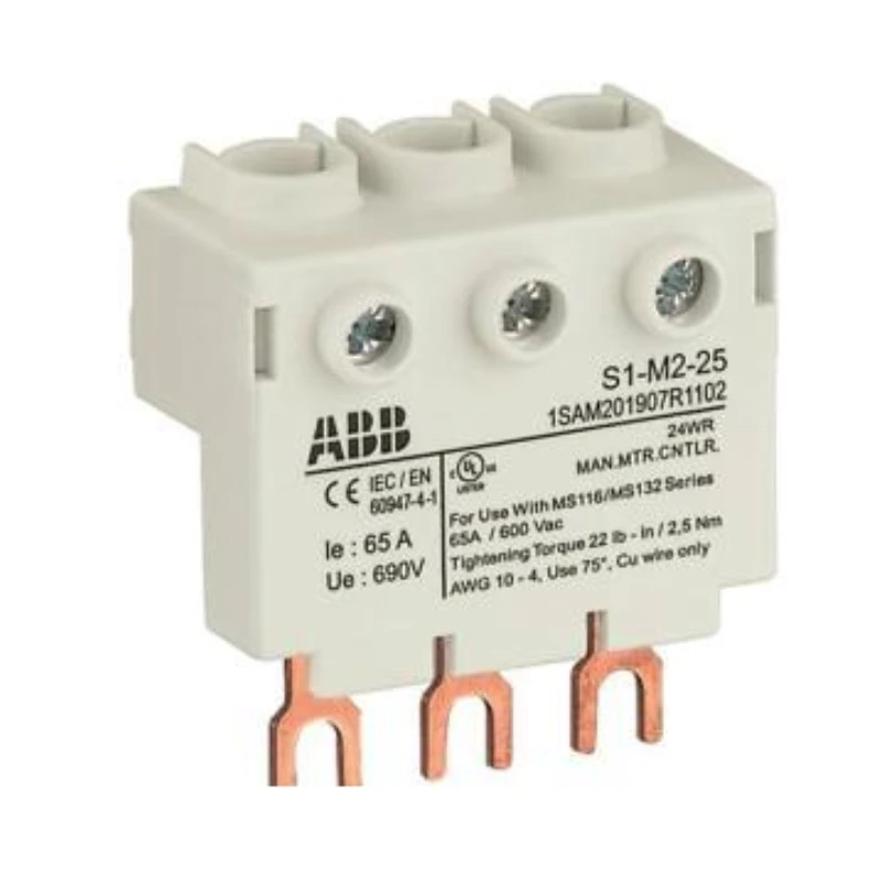 ABB three-phase power supply terminal, S1-M2-25 10108496
