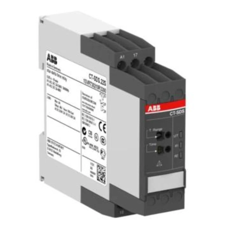 ABB CT-S Electronic Time Relay, CT-SDS.22S, 2n/o, 24-48VDC, 24-240VAC 10081687