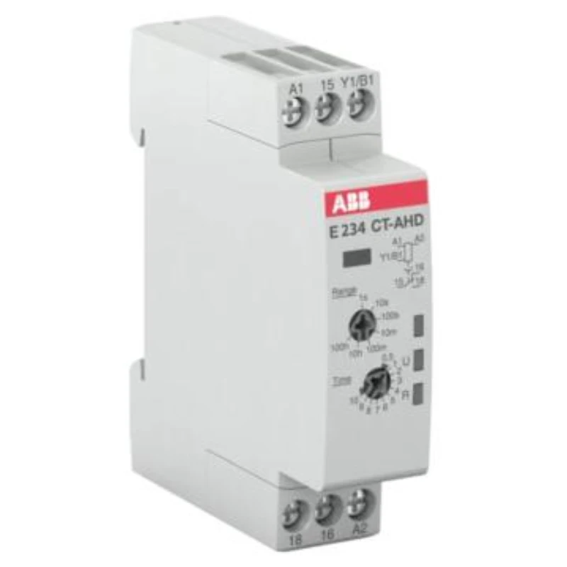 ABB CT-D Electronic Time Relay, CT-AHD.12, off-delay, 0.05s-100h, 1c/o 10050069