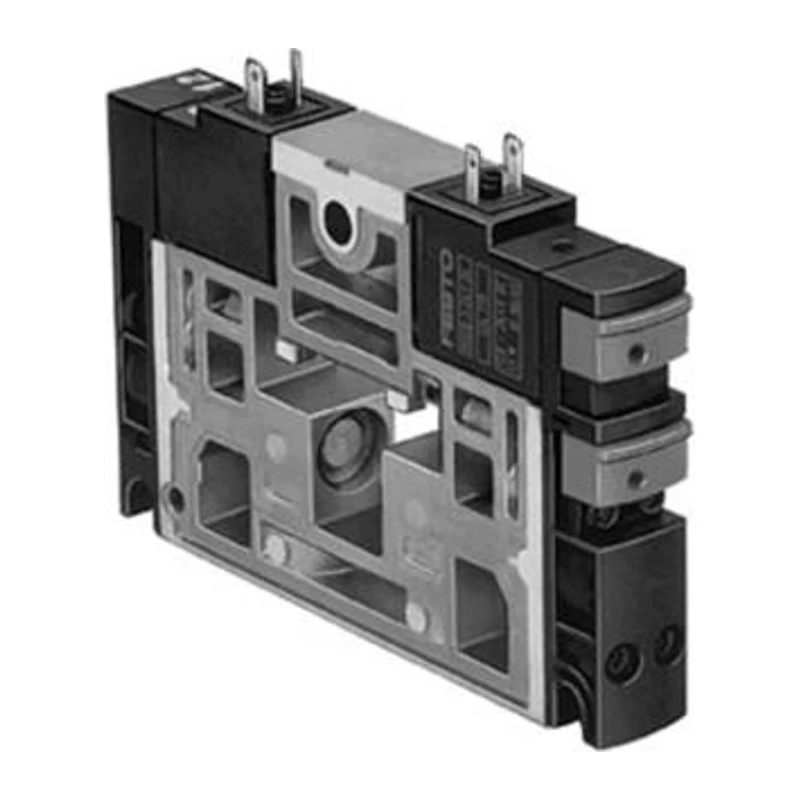 Festo 3-way solenoid valve, CPV18-M1H-2X3-GLS-1/4, 163189 (coil not included)