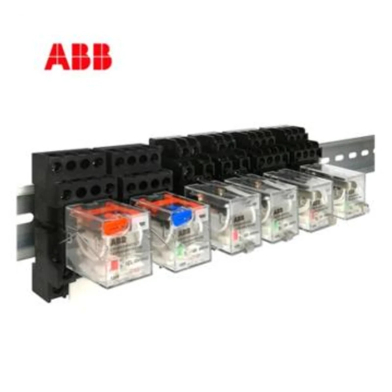 ABB CR-MX Plug-in Intermediate Relay (with Test Button), CR-MX024DC2LT 10228989