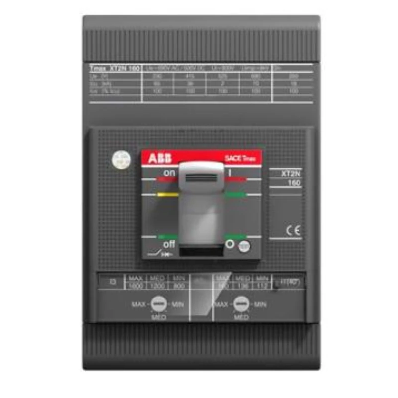 ABB Tmax XT Molded Case Circuit Breaker for Distribution Protection, XT2N160 TMA160-1600 FF 3P 10152589