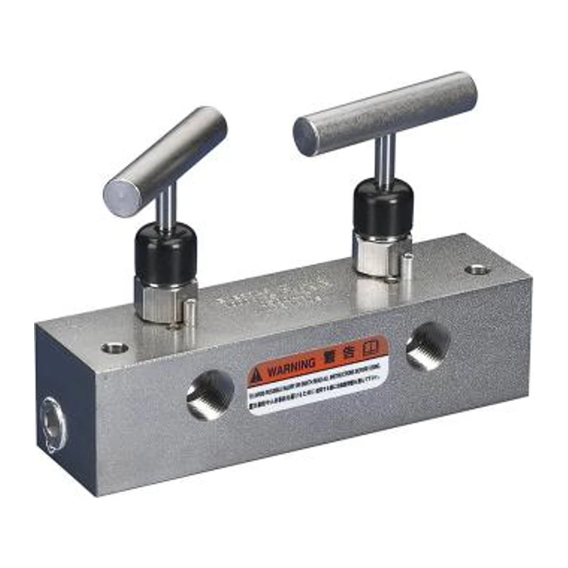 ENERPAC manifold block, AM-21, with 5 3/8