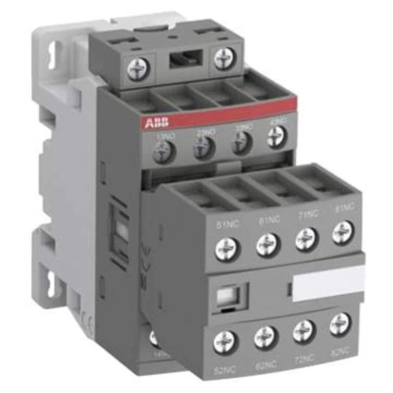 ABB 4-pole AC/DC universal coil intermediate relay, NF44E-13 100-250VAC/DC