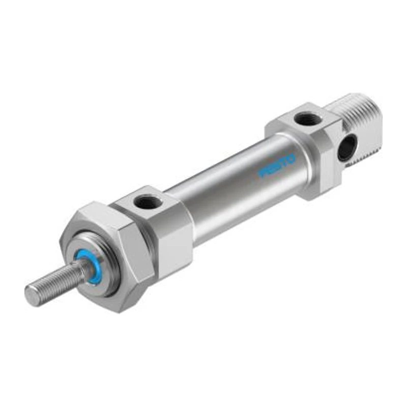 Festo standard round cylinder, DSNU-20-25-P-A, 19208 metric, ISO 6432