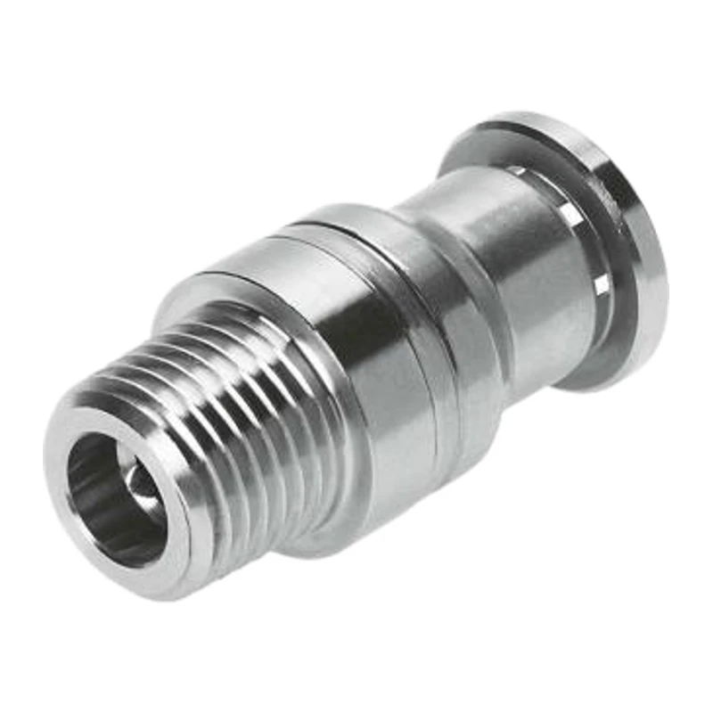 Festo Stainless Steel Straight-Through External Thread Fi ing, CRQS-1/8-6-I, 132330 with Internal Hex Socket
