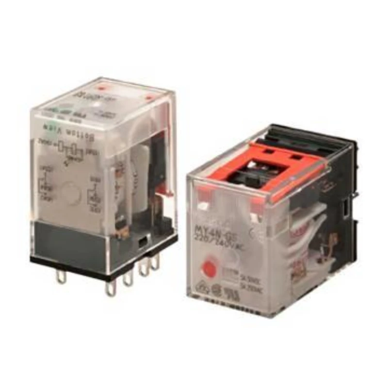 OMRON Miniature Power Relay with Base, MY4N-GS DC24V+PYFZ-14-E