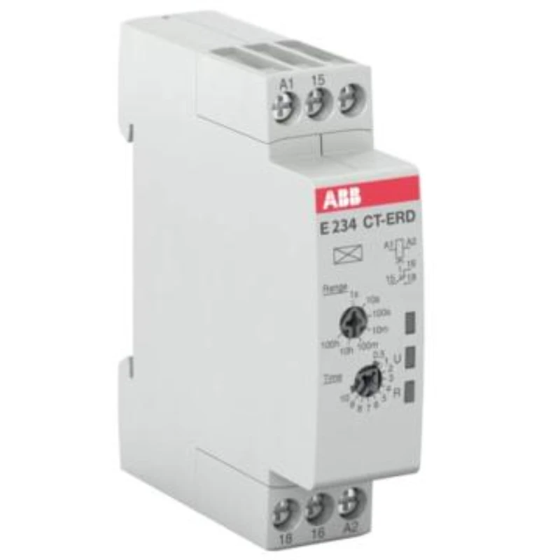 ABB CT-D Electronic Time Relay, CT-ERD.12, on-delay, 0.05s-100h, 1c/o 10050071