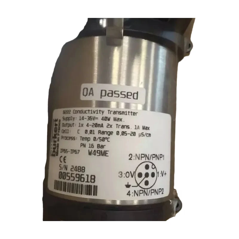 Burkert Powertech conductivity meter 8225|8226 upgraded to 8222 8228