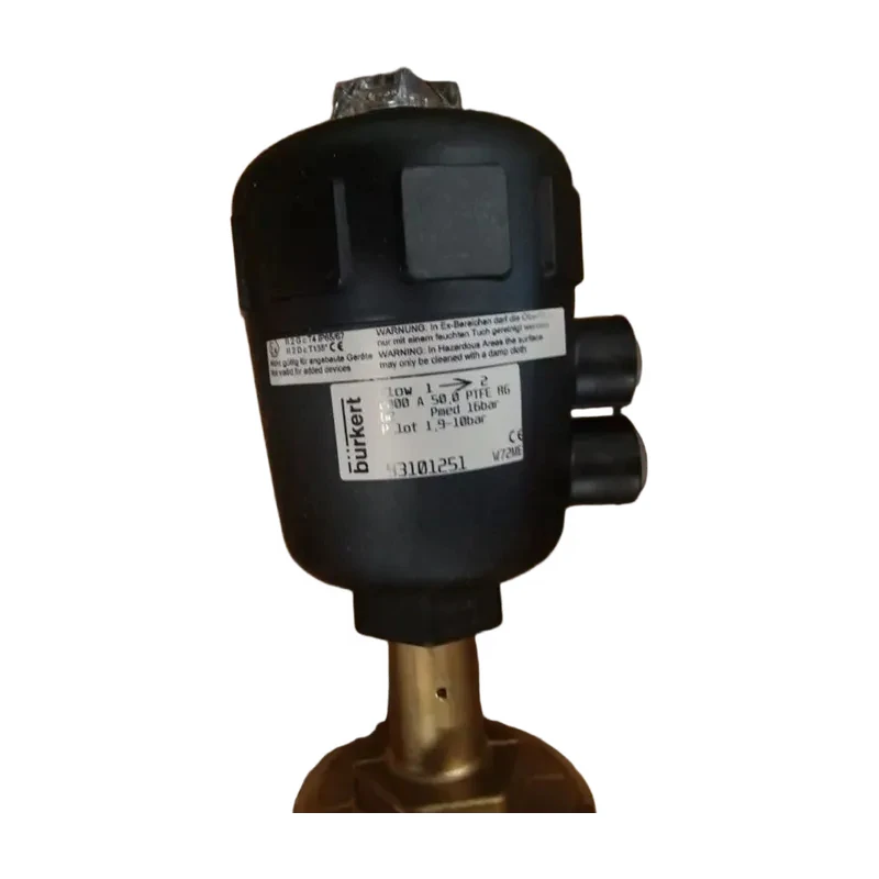 Burkert angle seat valve for nitrogen generators, double-acting type, starting with 931.