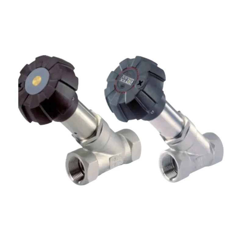 Burkert 2000/2702 manual angle seat valves are available for immediate distribution.