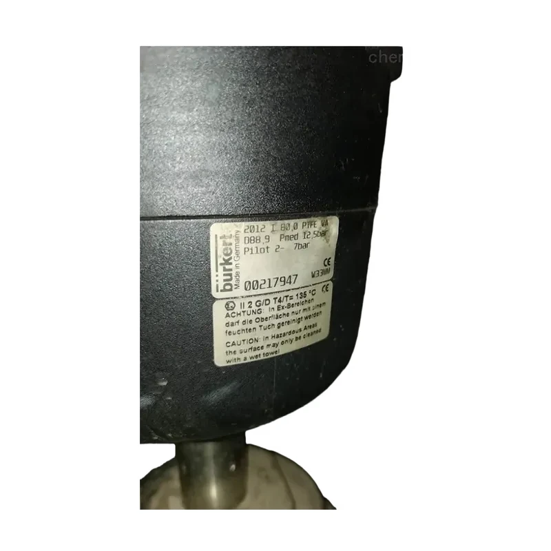 Burkert pneumatic shut-off valve, model 2012, 217947