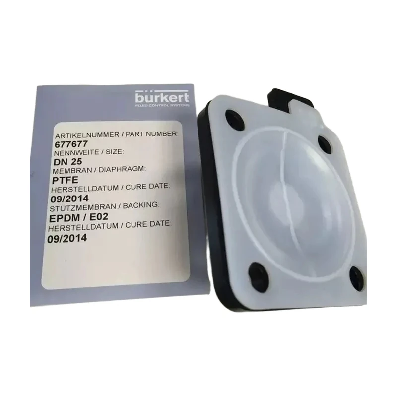 Burkert diaphragm valve, double diaphragm accessory, KOMP