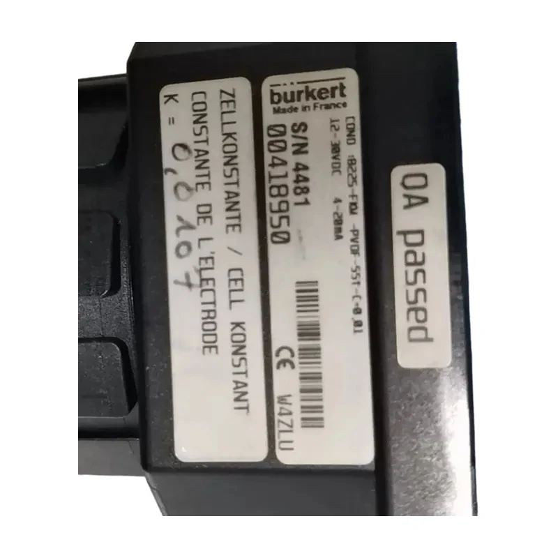 Burkert conductivity meter 418950 discontinued, replacement code 559618