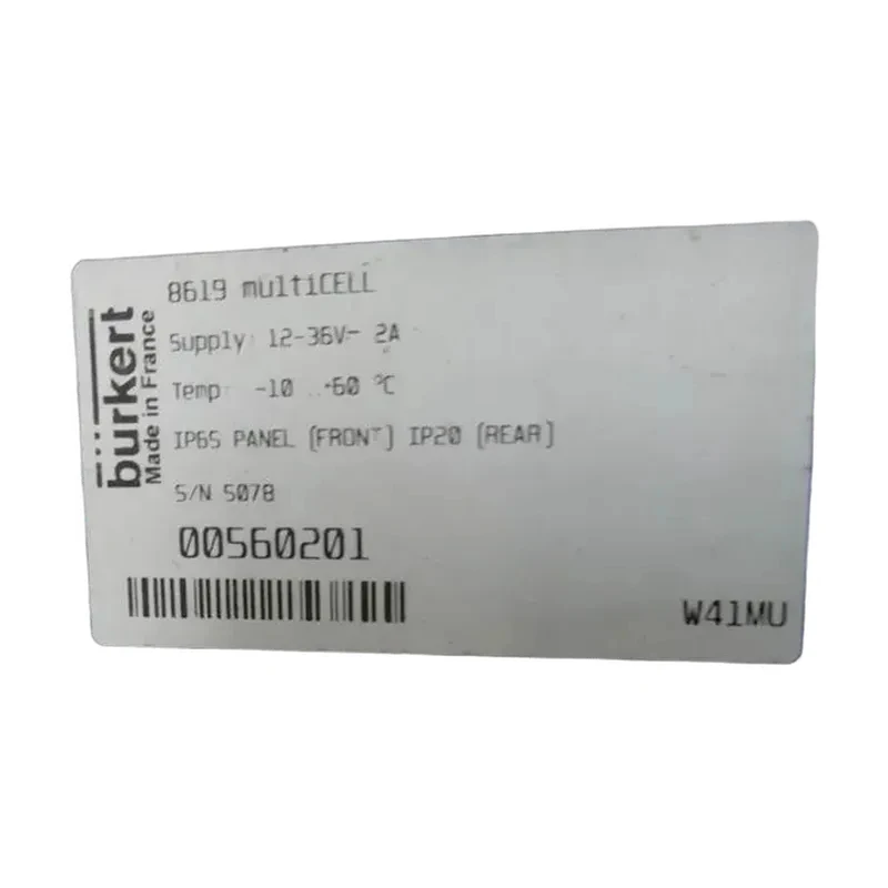 8619multiCELL type multi-channel multi-functional Burkert transmitter