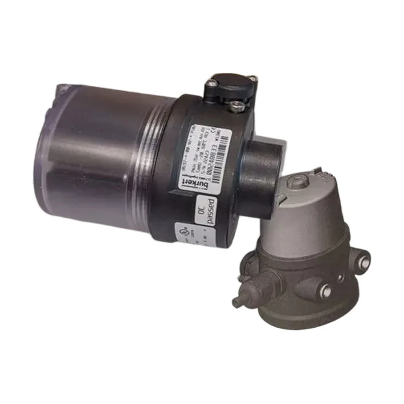 Burkert Angle valve with control unit and connecting rod 248833+6822