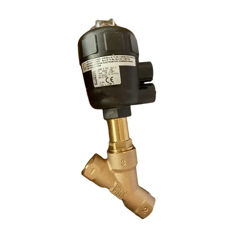 Burkert pneumatic angle seat valve, model 2000, 00131789