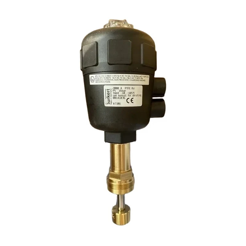 Burkert pneumatic angle seat valve, model 2000, 00141036