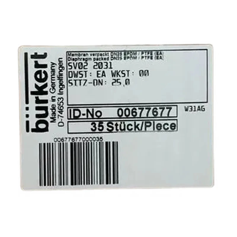 Burkert sanitary diaphragm 677677