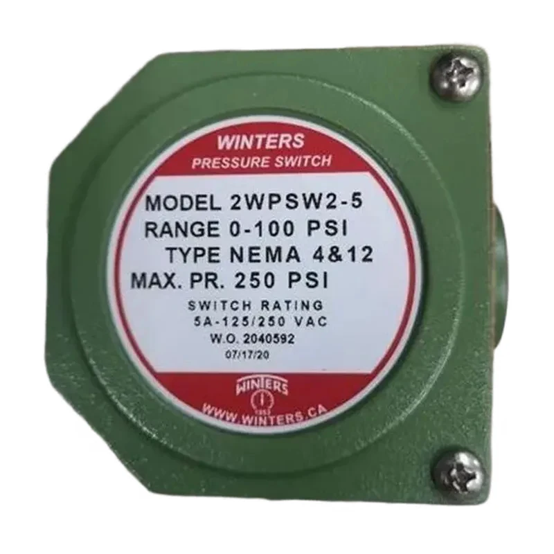 Canadian WINTERS pressure switch 2WPS-W-2-5