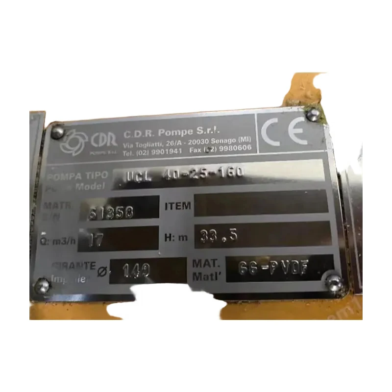CDR pump UCL40-25-160 Italian CDRPompe centrifugal pump