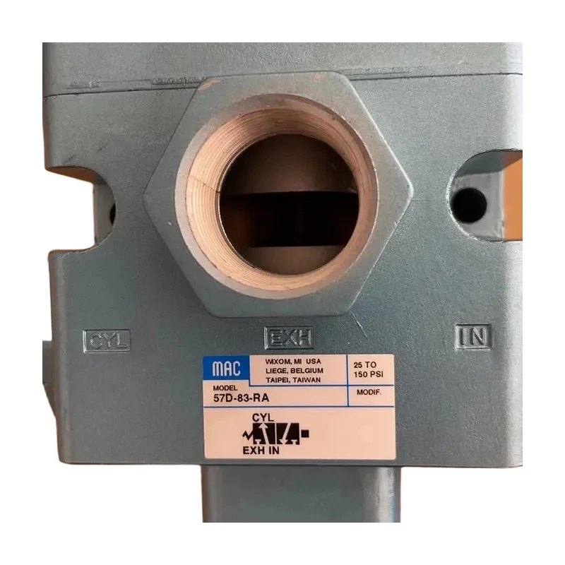 MAC valve distributor, genuine MAC pneumatic control valve 57D-83-RA .