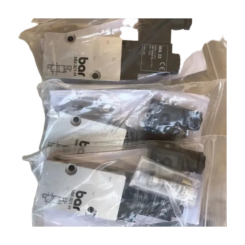 High-resolution images of the German Bar NM-321-H 24V solenoid valve arriving .