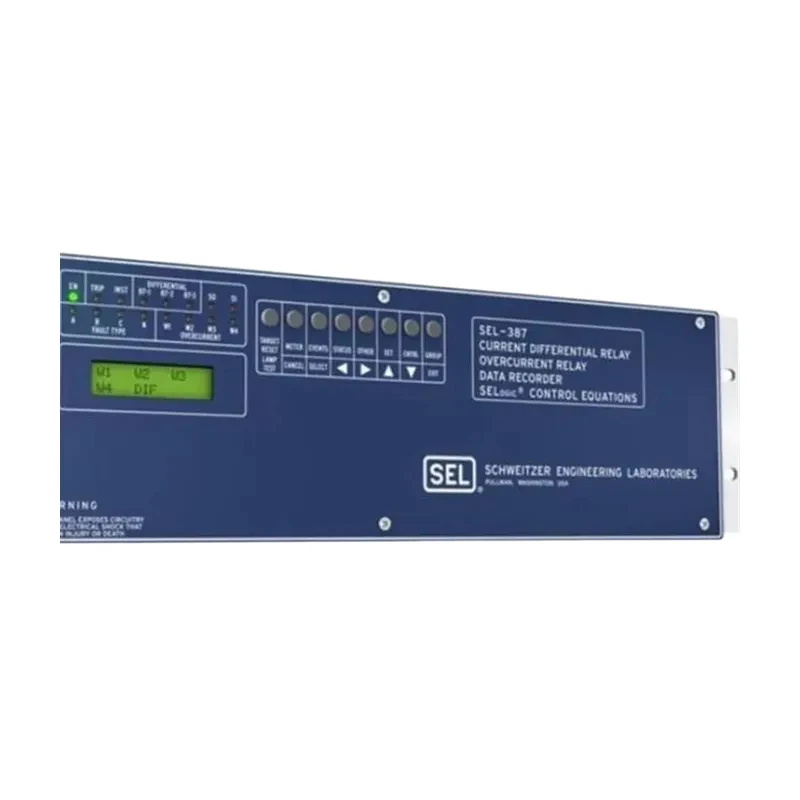 American SEL-387 protection device with differential current and overcurrent relay