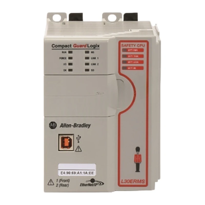 ALLEN BRADLEY-ROCKWELL CompactLogix 5370 L3 Controller 1769-L38ERMSK 1 unit