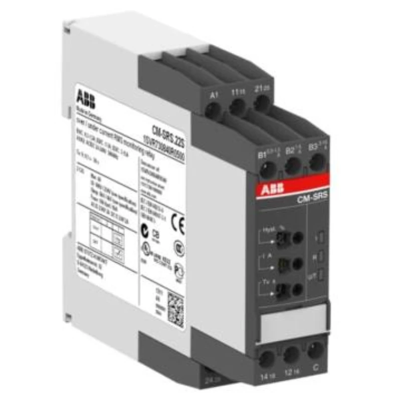 ABB CM Single-Phase Current Monitor, CM-SRS.22S, 2C/O, 0.3-15A, 220-240VAC 10074747