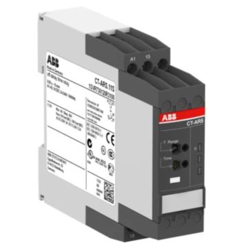ABB CT-S Electronic Time Relay, CT-ARS.11S, 24-240VAC/DC, 1C/O 10081746