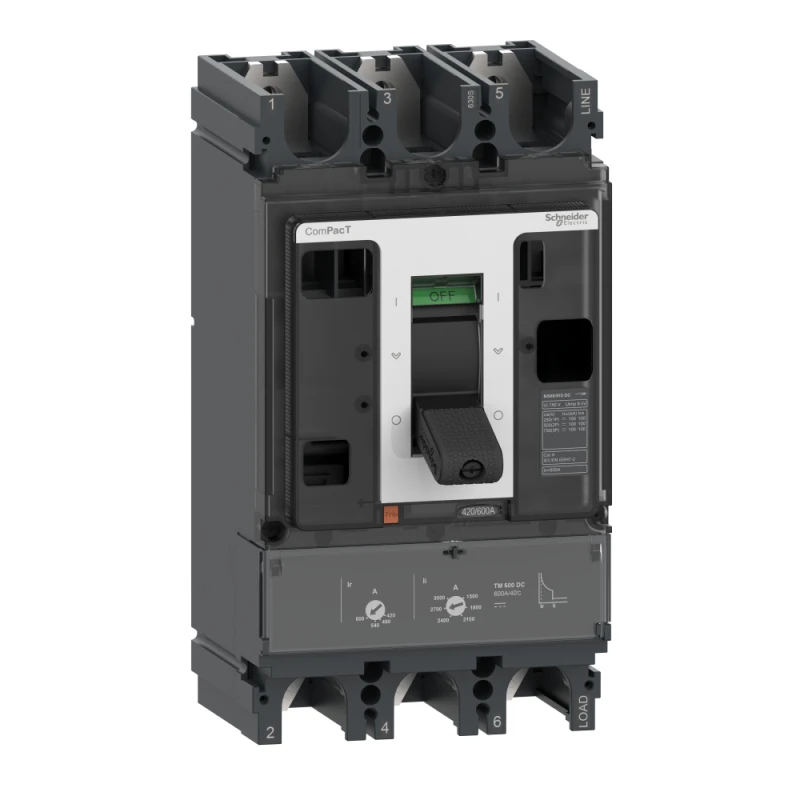 C40F3TM400D Circui breaker NSX400F DC 36kA/750VDC 3P