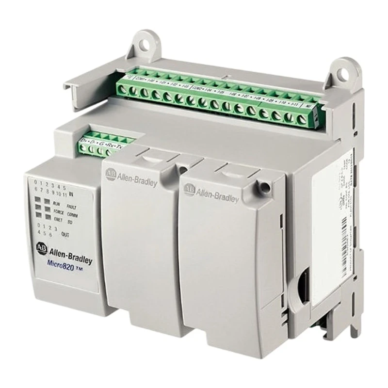 ALLEN BRADLEY-ROCKWELL Processor Module 2080-LC20-20QBBK 1 unit